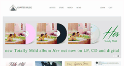 Desktop Screenshot of chaptermusic.com